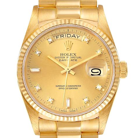 Rolex President Yellow Gold 18038 